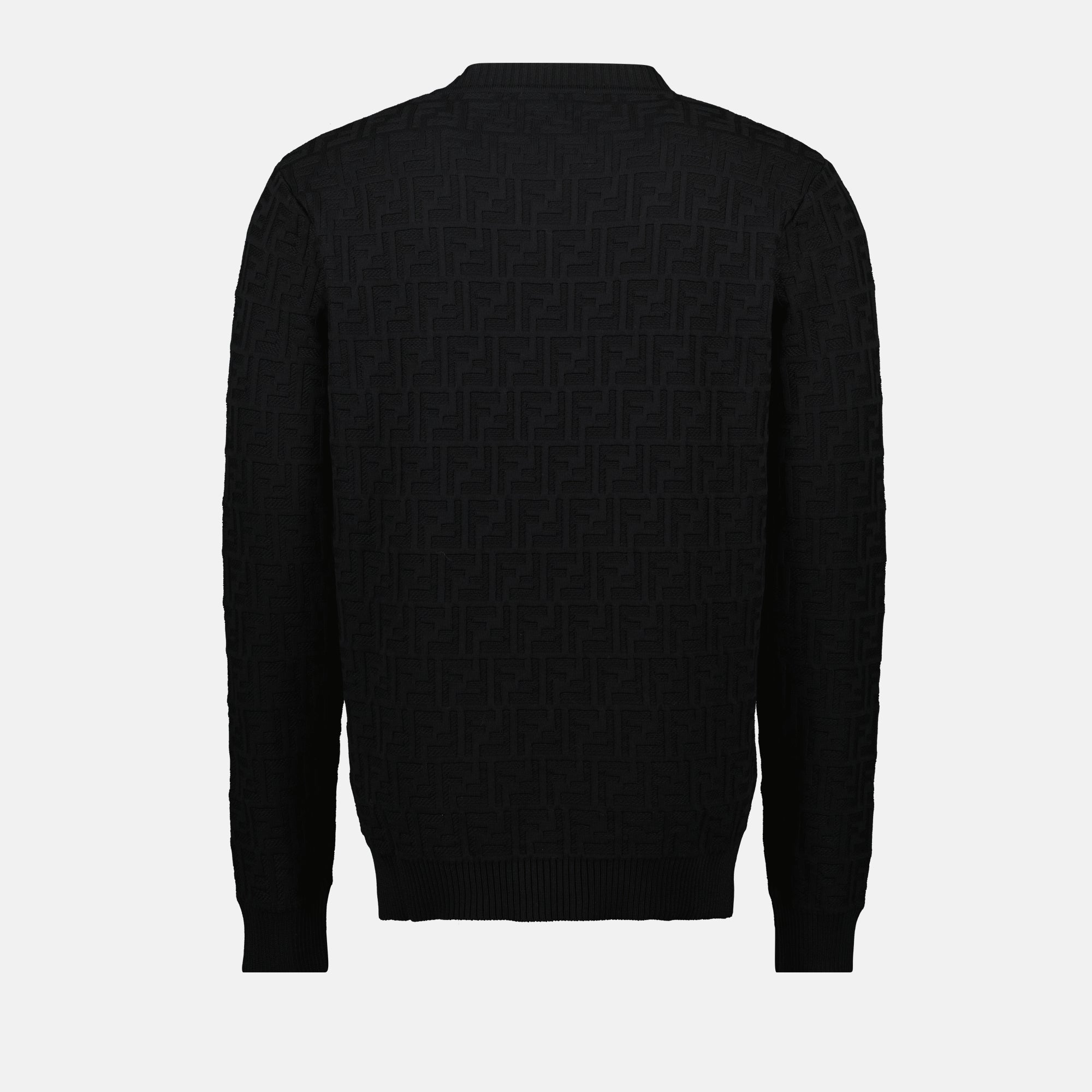 Image of the Fendi FF Sweater for Men - Autumn-Winter 2025 - Back View