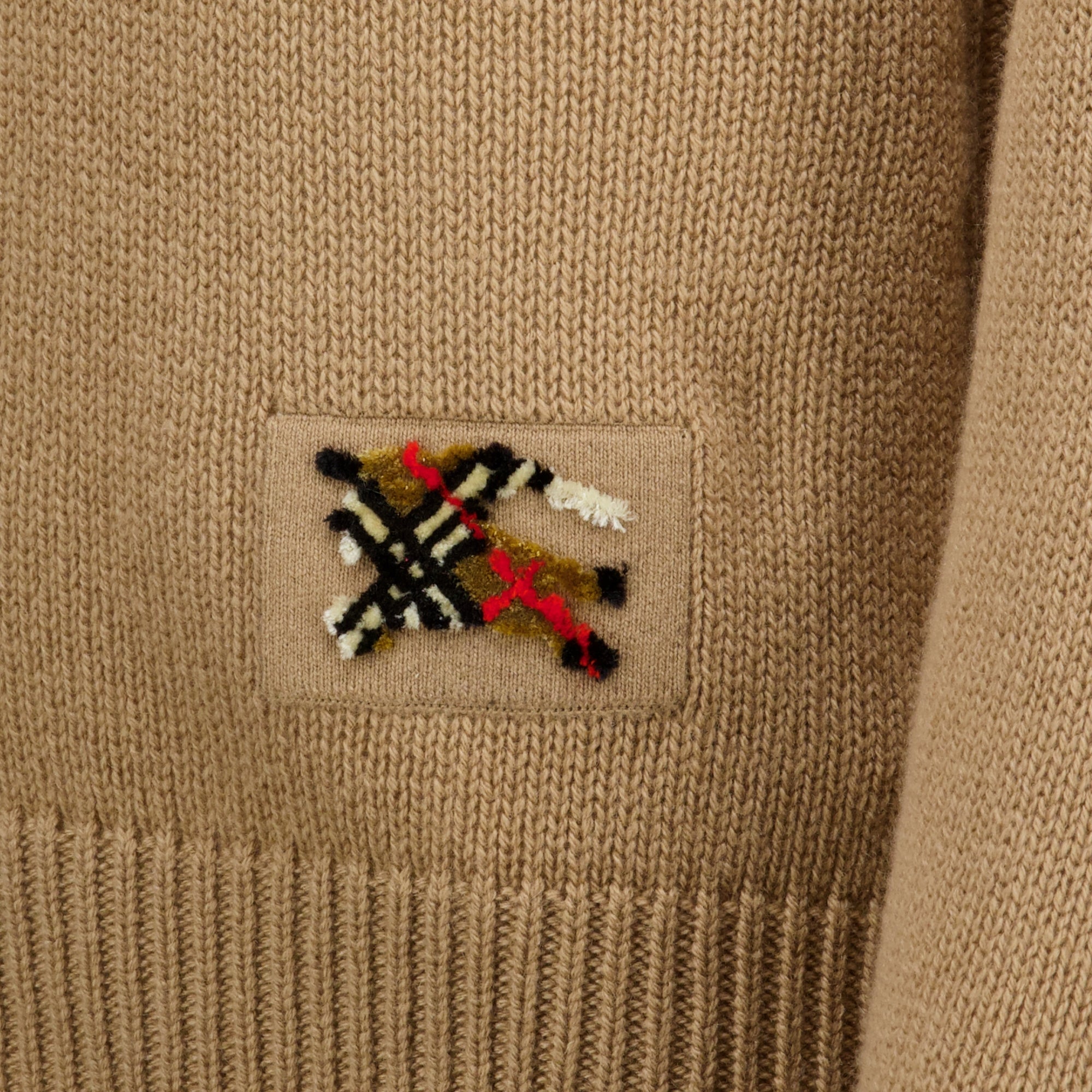 Maille Brauner Wollpullover Burberry Beige Femme