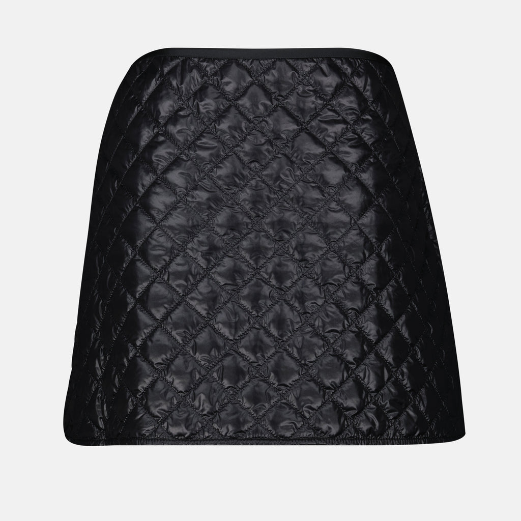 Röcke Jupe mini matelassée Moncler Schwarz Femme