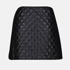 Röcke Jupe mini matelassée Moncler Schwarz Femme
