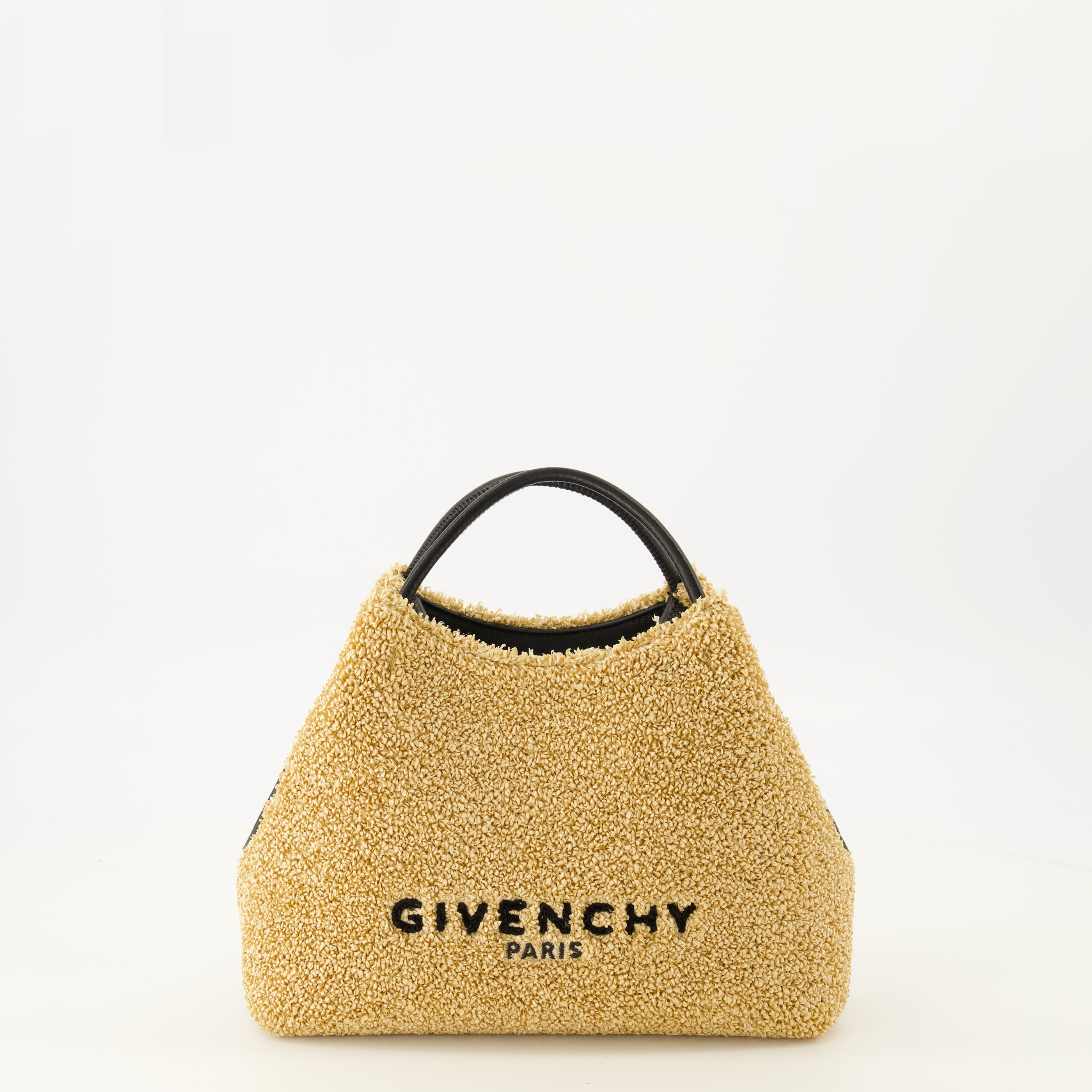 Sacs à main et épaule Sac cabas nano Dacet en raphia effet éponge beige Givenchy Beige Femme