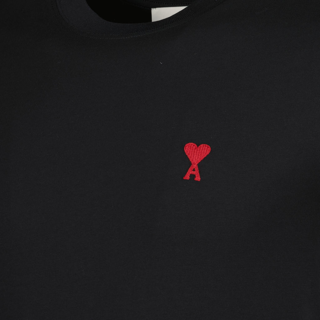 Camisetas T-shirt Ami de coeur Ami PARIS Negro Unisexo