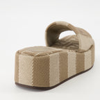 Platform shoes Fendi Sunshine Sandals Fendi Brown Femme