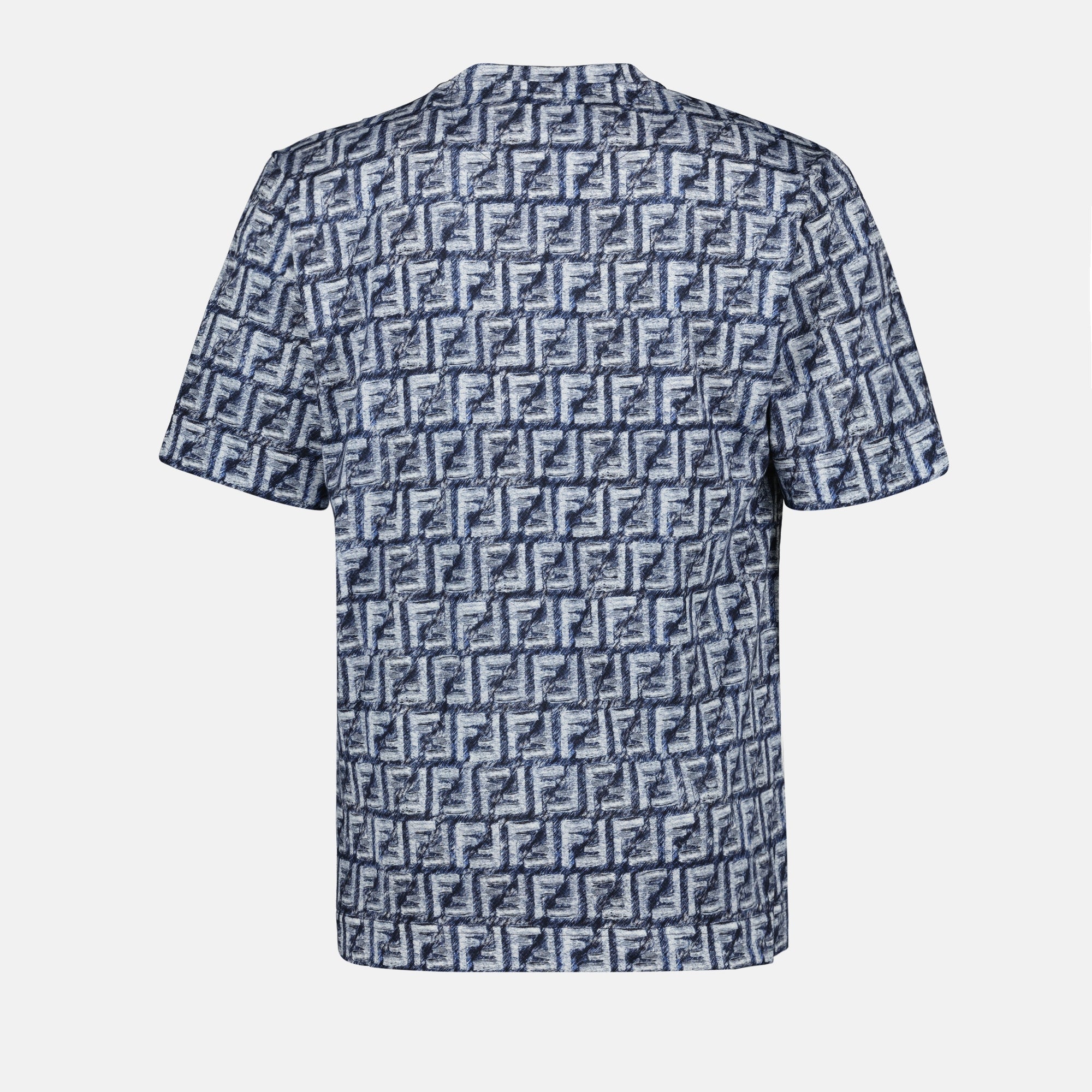 T-shirts T-shirt FF Fendi Bleu foncé Homme
