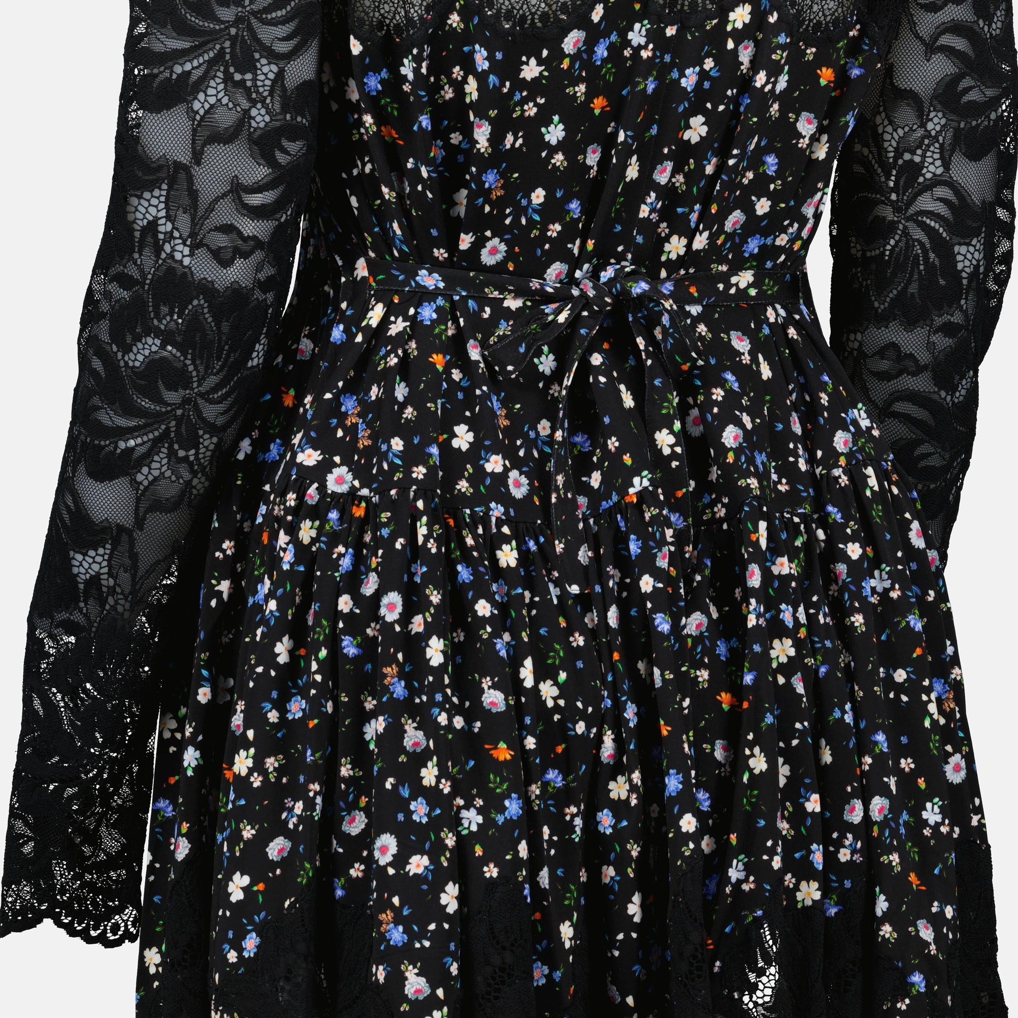 Immagine del vestito corto in pizzo del marchio Rabanne per donna - Stagione Autunno-Inverno 2025 - Vista Dettagliata_3