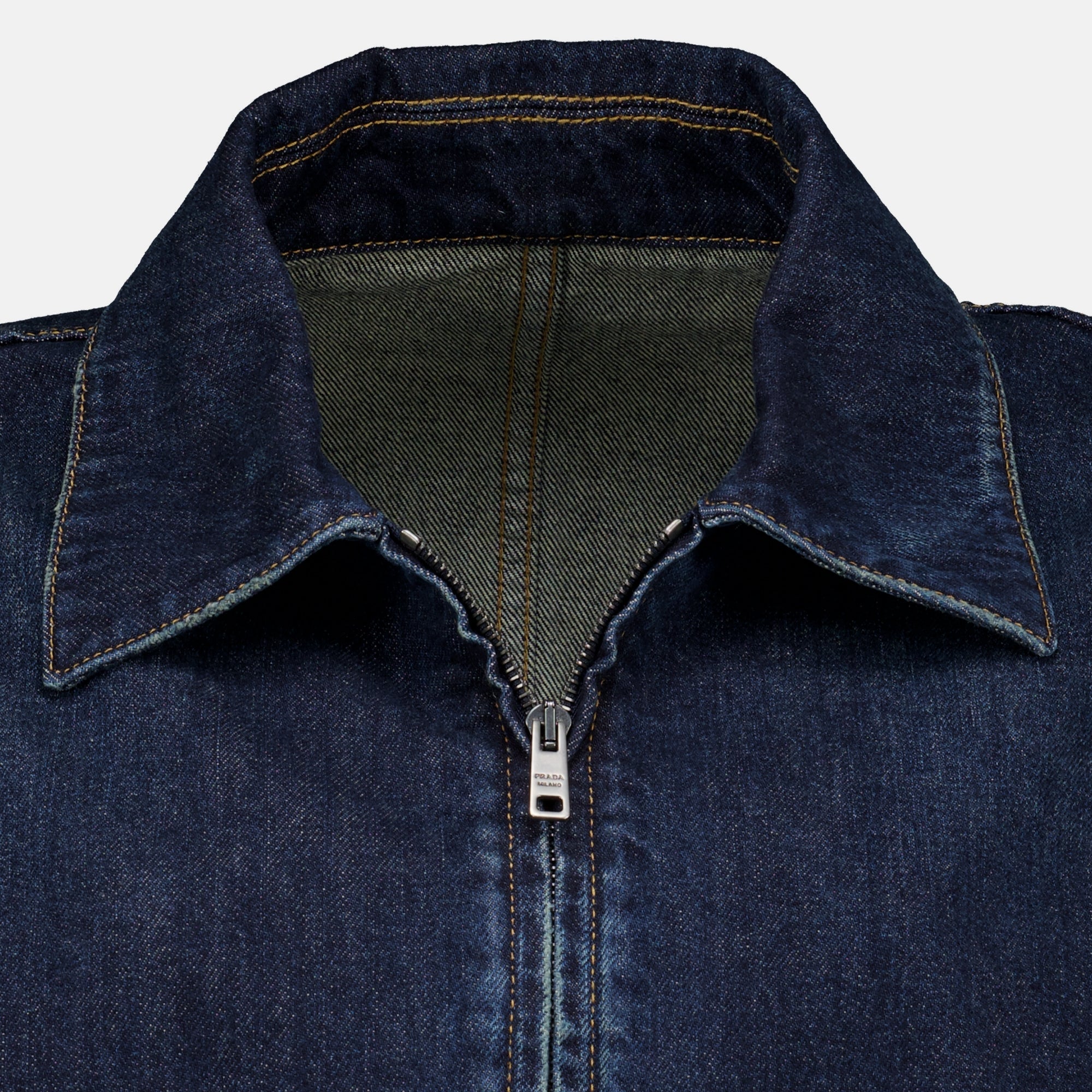 Vestes Jaqueta de Denim Azul Escuro Prada Bleu foncé Femme