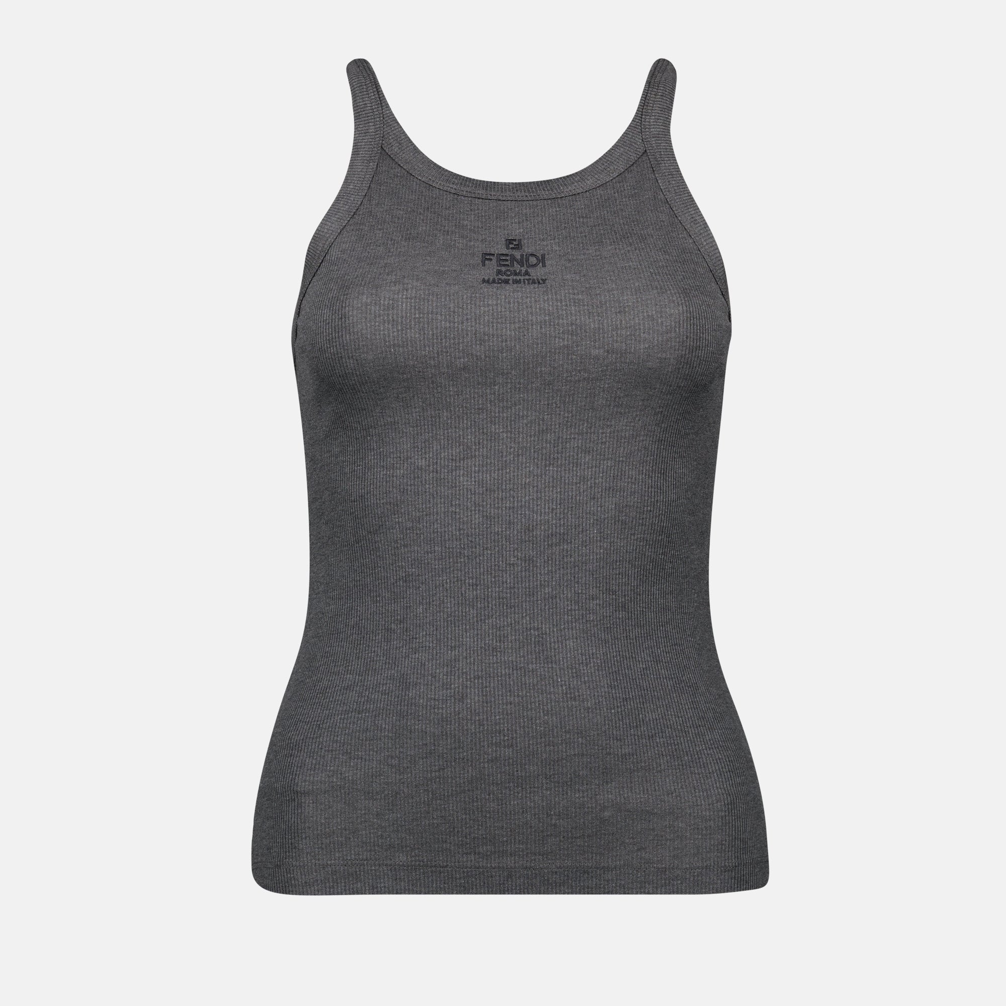 Tops Débardeur Fendi Roma Fendi Gris Femme