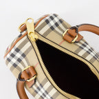 Sacs bandoulière Petit sac Bowling à carreaux Burberry Beige Femme