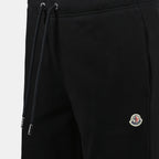 Hosen Logo Jogginghose Moncler Schwarz Homme