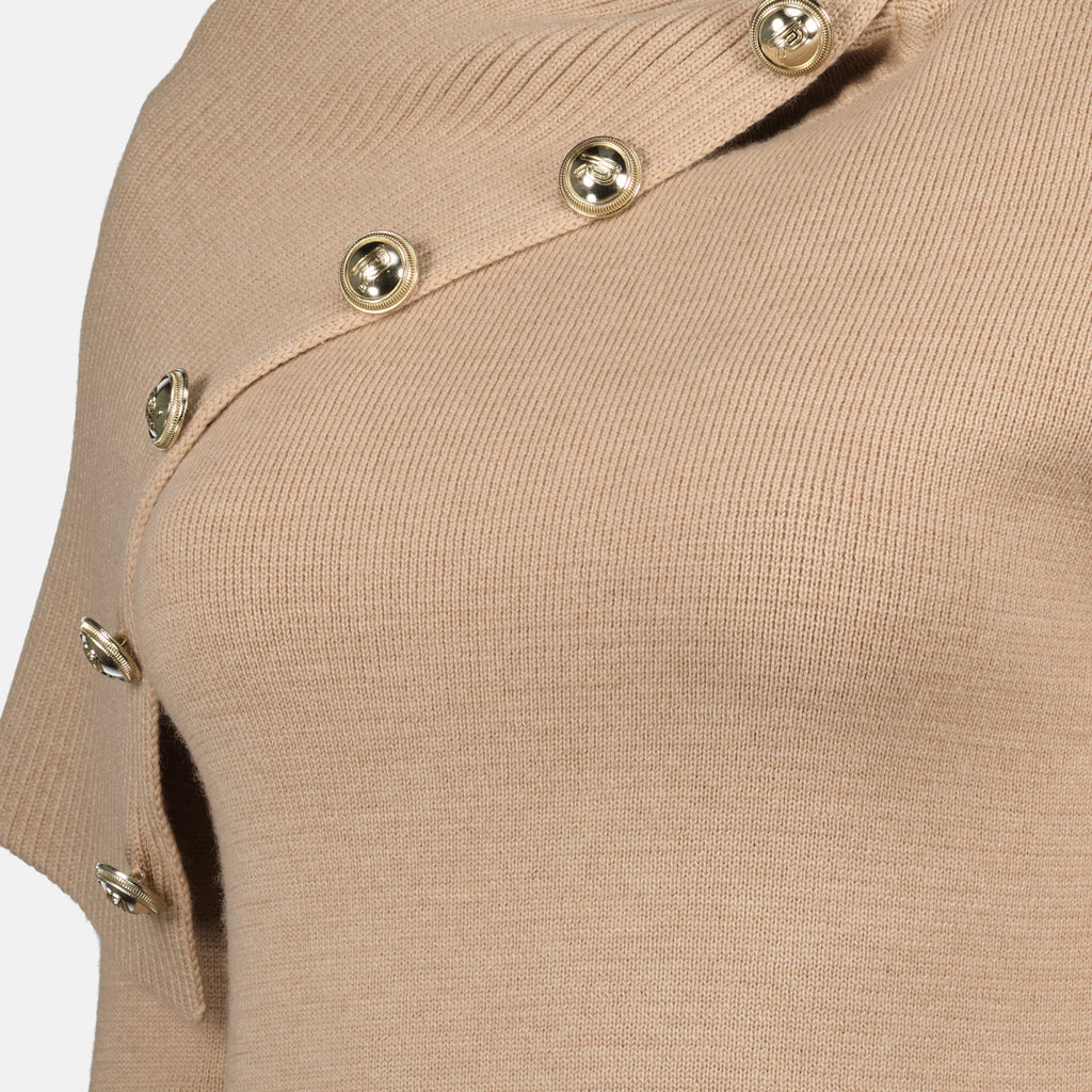 Bild des Damen-Wollpullis von Rabanne - Herbst-Winter-Saison 2025 - Detailansicht_3