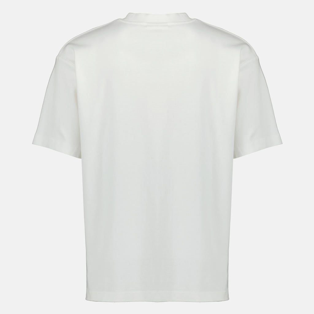 T-shirts White Palm Slogan T-Shirt Drole De Monsieur Blanc Homme
