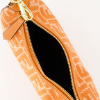 Handbags and shoulder bags Fendigraphy Mini Bag Fendi Orange Femme