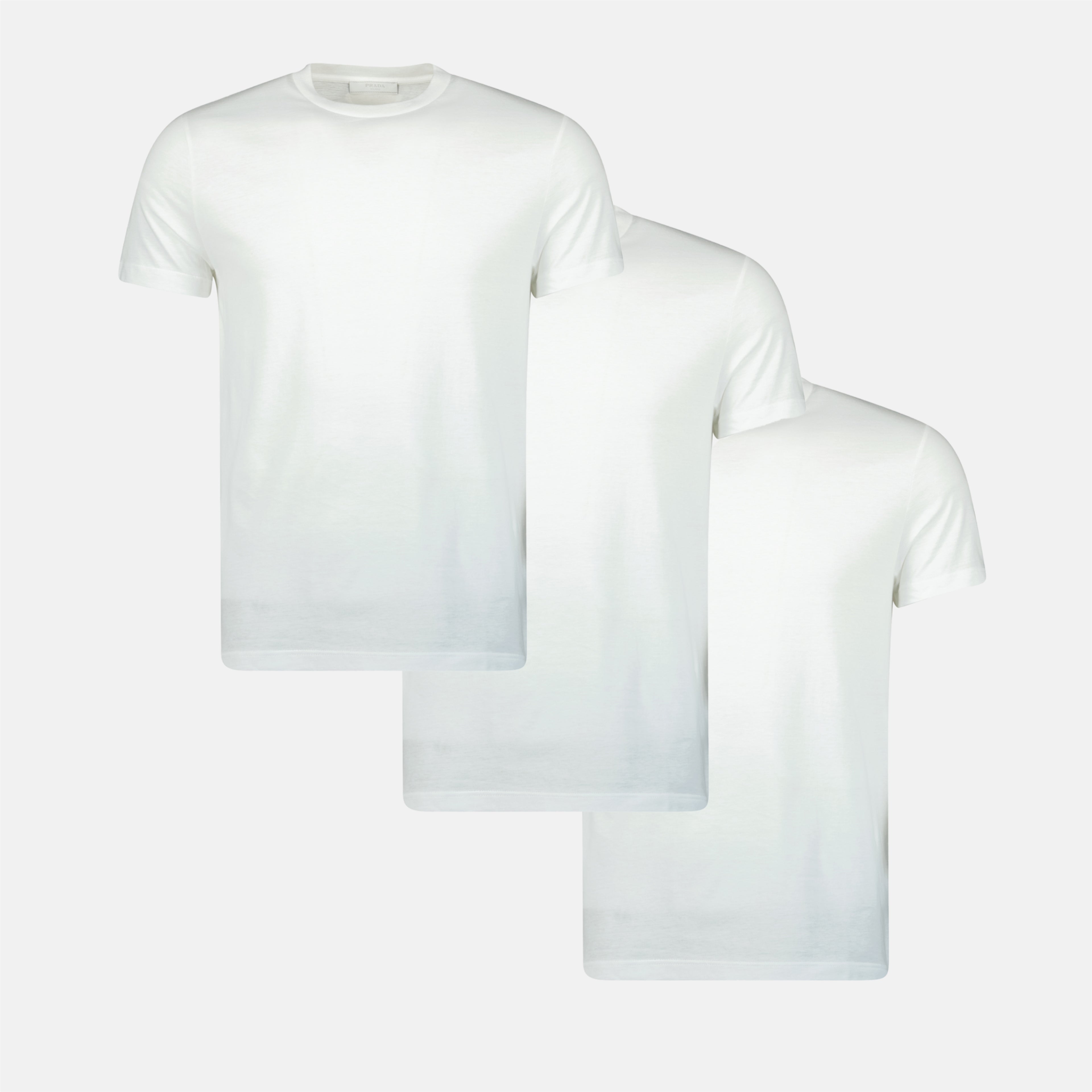 Intimo e homewear Set di T-shirt Bianche Prada Bianco Homme