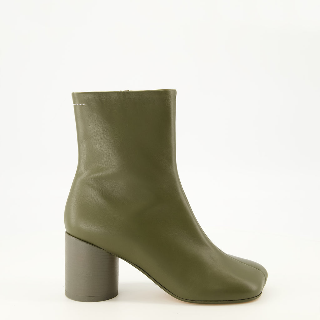 Bottines Botas de Tobillo Anatomic Kaki Mm6 Kaki Femme