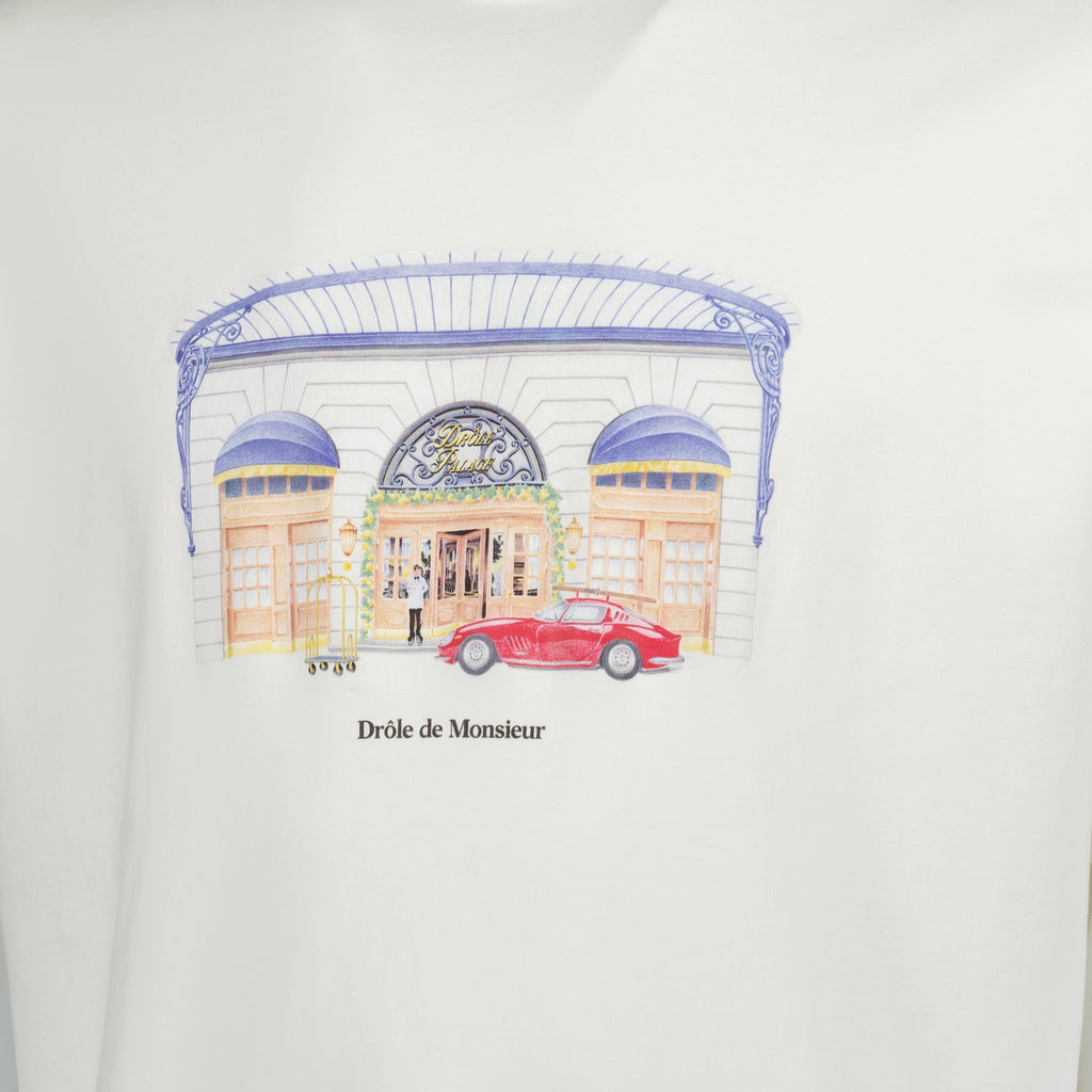 Bild des Drôle Palace T-Shirts der Marke Drole De Monsieur für Männer - Herbst-Winter 2025 - Detailansicht_1