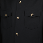 Hemden Wollhemd Versace Schwarz Homme