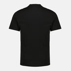 Image of Moncler Men's black printed logo T-shirt - Spring-Summer 2026 - Back View
