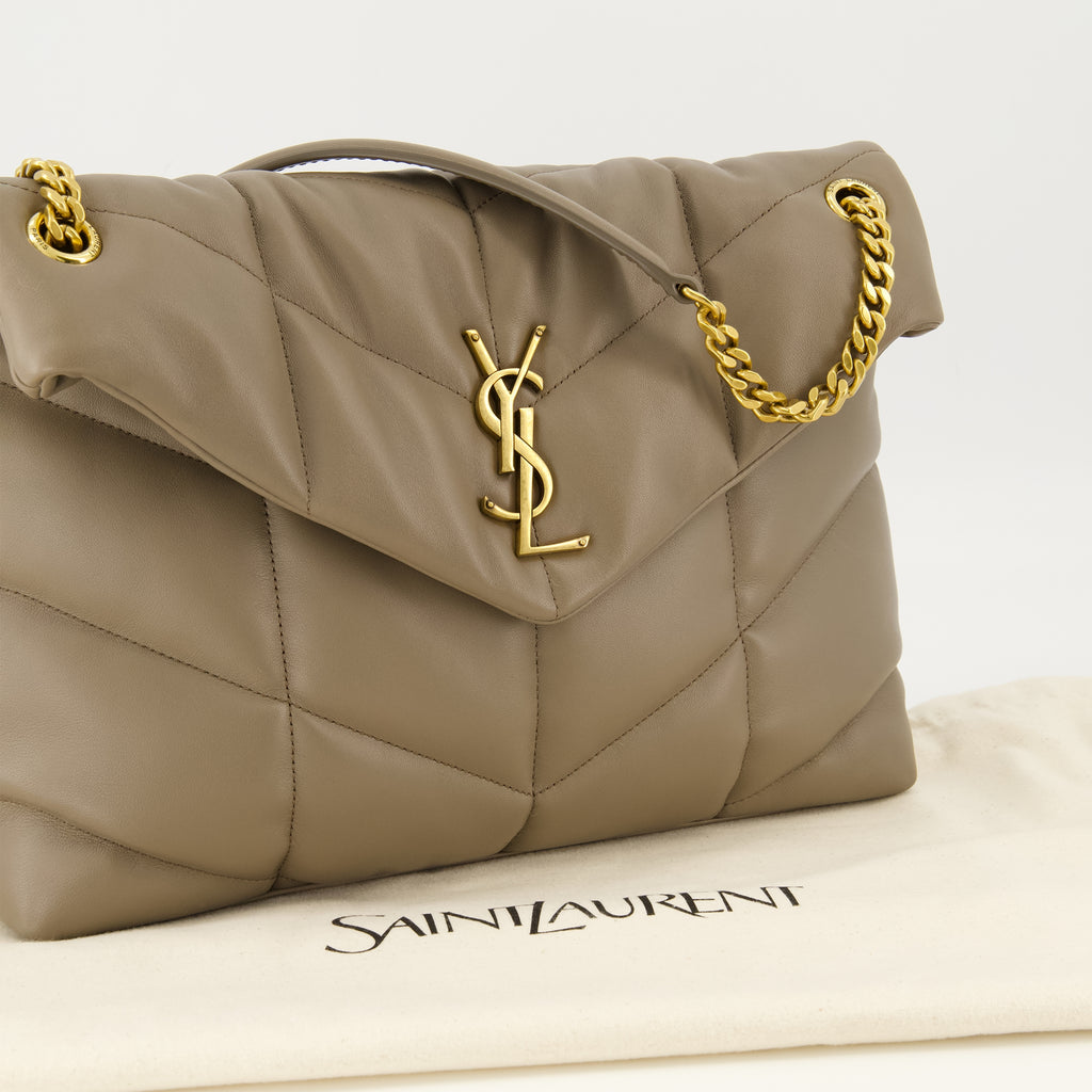 Image de l'article Sac Puffer medium gris de la marque Saint Laurent pour Femme - Saison Printemps-Été 2026 - Vue détaillée_2