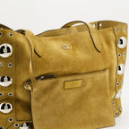 Tote bags Nellcôte Suede Tote Bag Valentino Garavani Beige Femme