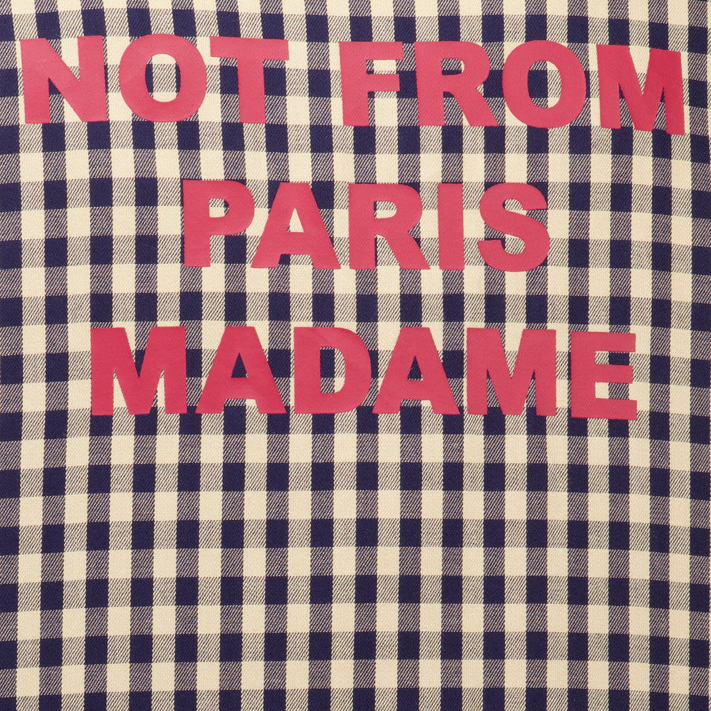 Chemises Brown Checkered Slogan Overshirt Drole De Monsieur Marron Homme