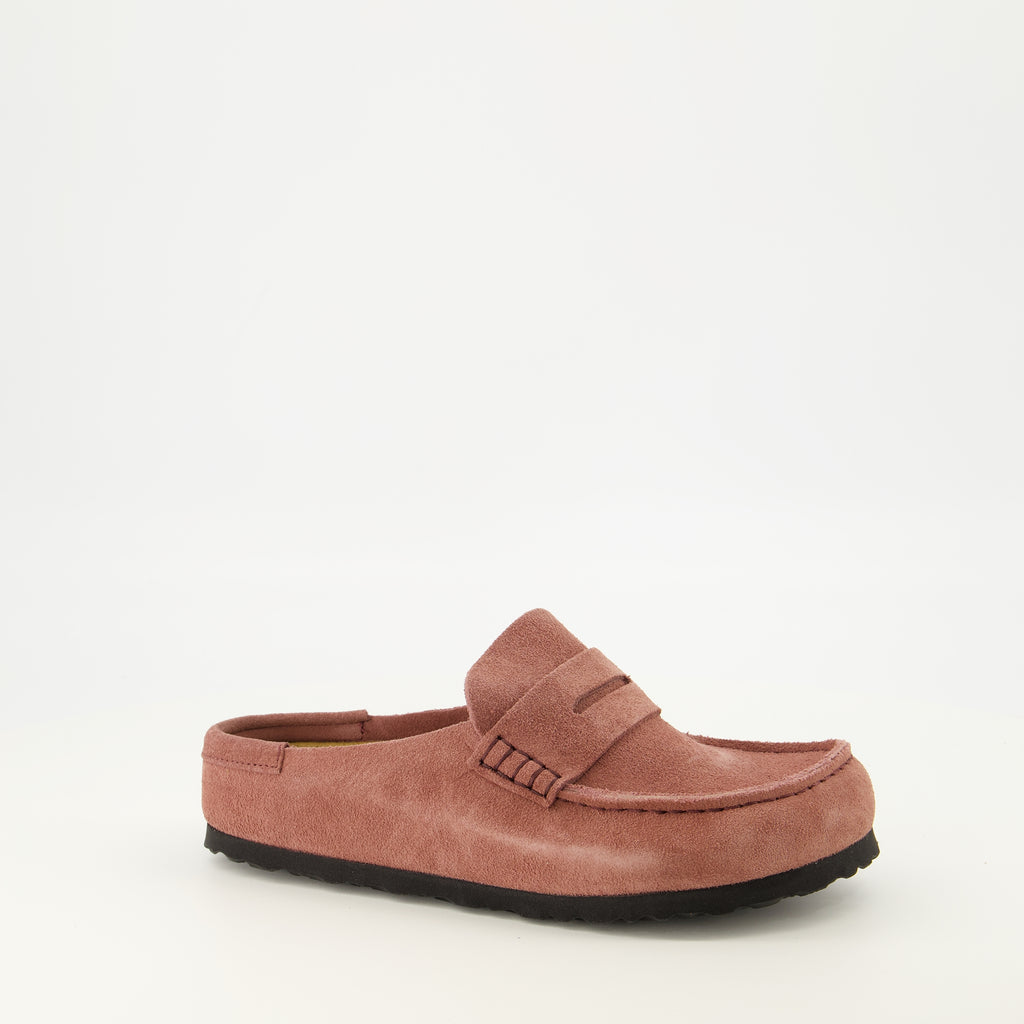 Chaussures ouvertes 네이플스 랩핑 핑크 뮬 Birkenstock Rose Unisexe