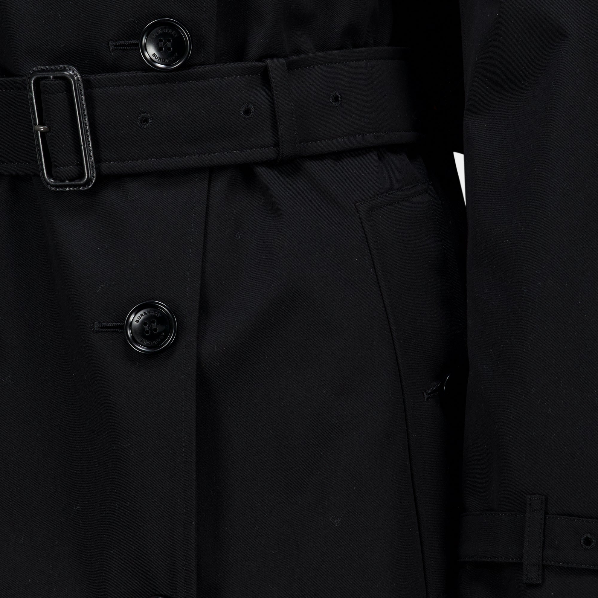 Manteaux Heritage Long Black Trench Burberry Noir Femme