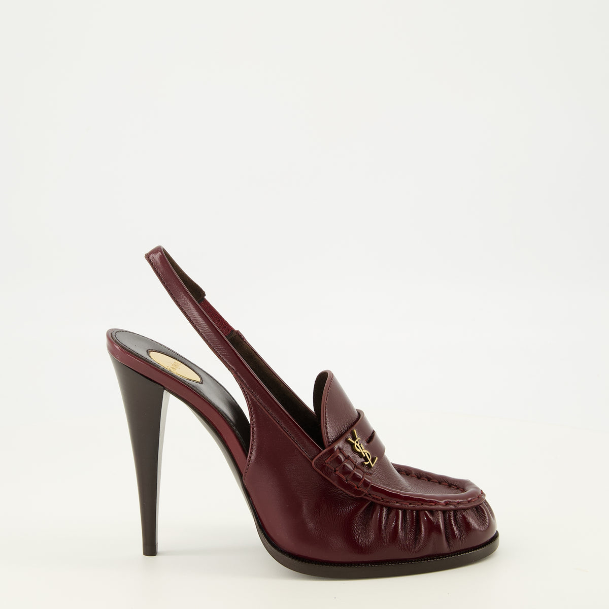 Escarpins Escarpins Loafer Slingbacks bodeaux Saint Laurent Bordeaux Femme