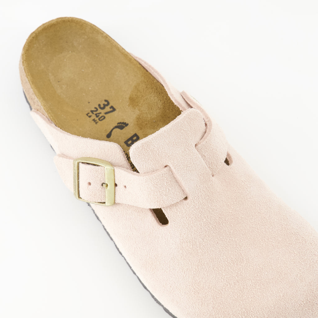Chaussures ouvertes Mules Boston Birkenstock Rose Femme