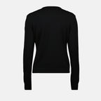 Immagine del cardigan bicolore del marchio Moncler per donna - Stagione Autunno-Inverno 2025 - Vista dettagliata_2