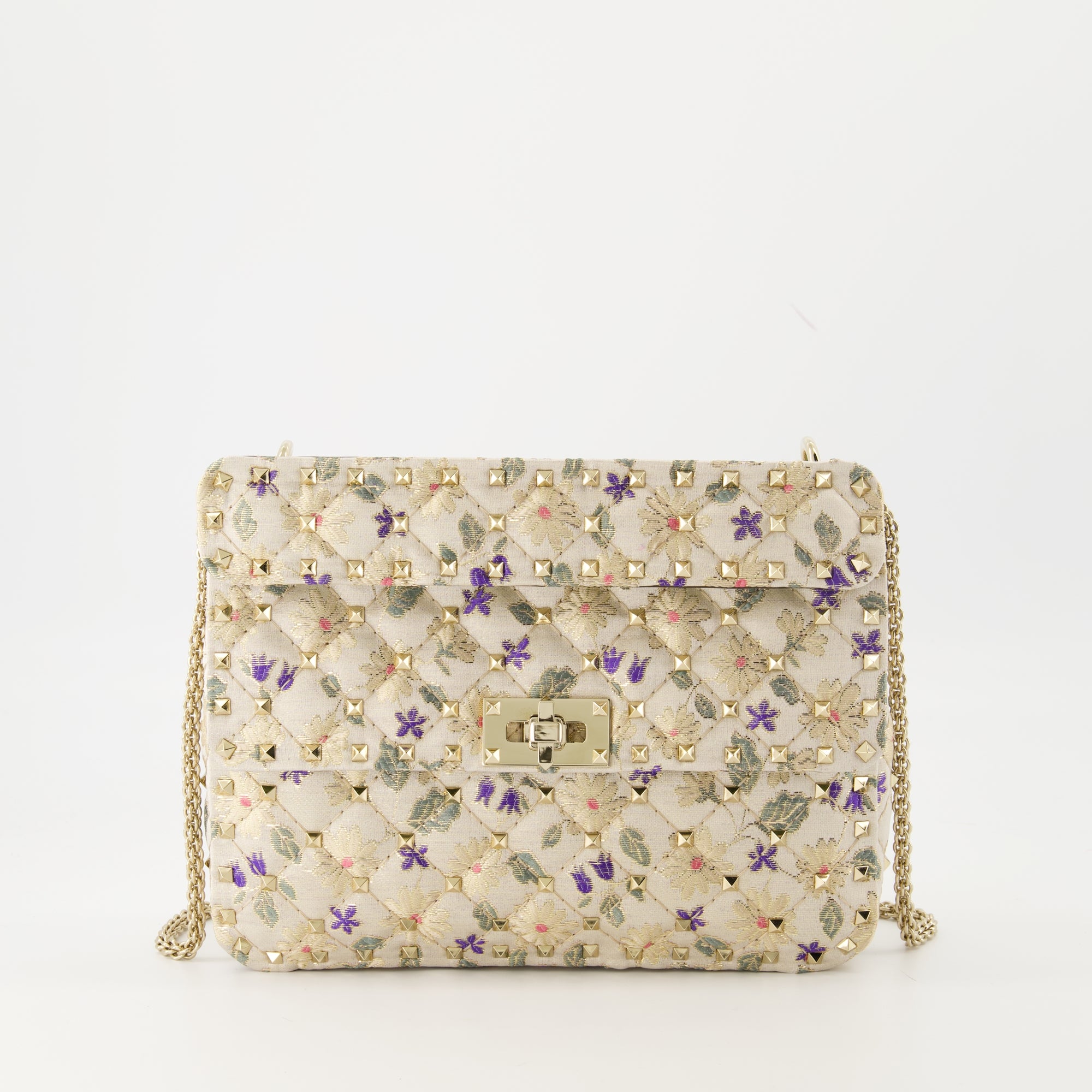 Sacs à main et épaule ミディアム ロックスタッド スパイク バッグ Valentino Garavani Multicolore Femme