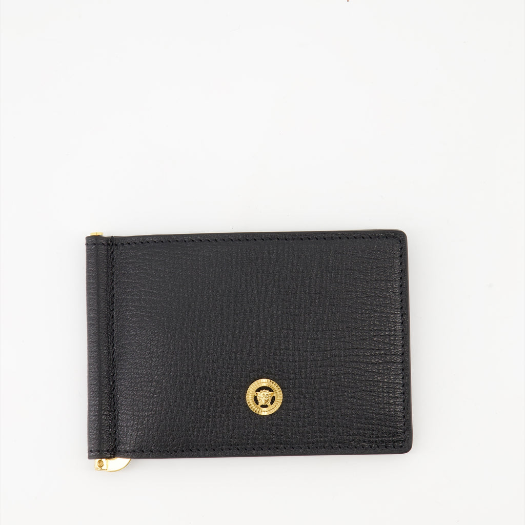 Small leather goods Medusa Biggie Leather Wallet Versace Black Homme