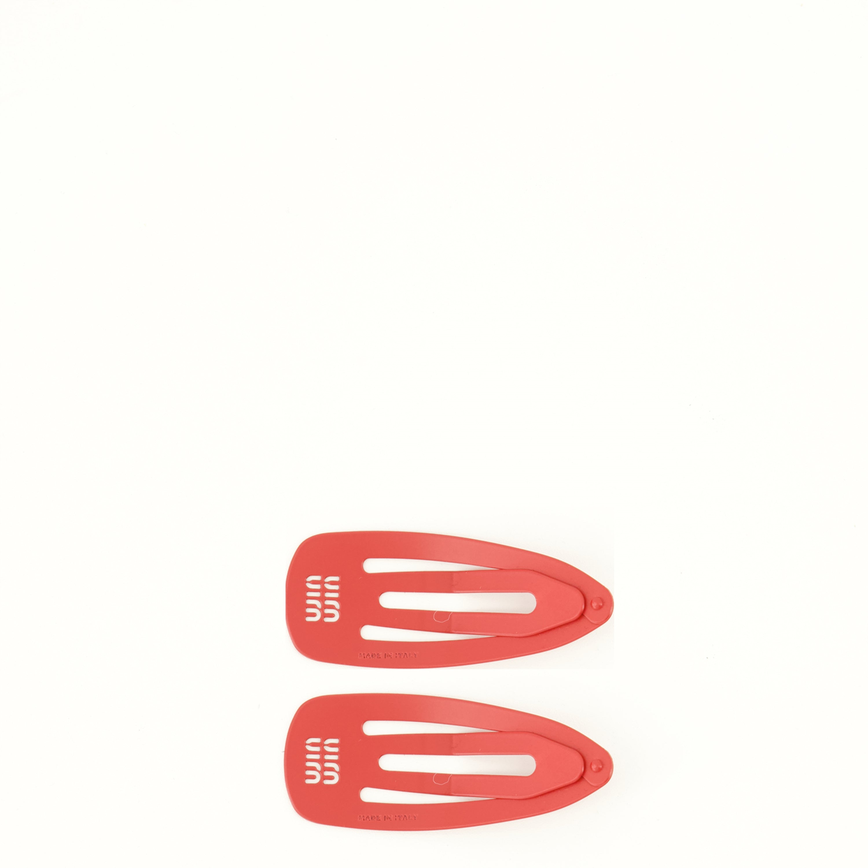Chapeaux, casquettes et bonnets Clips de Cabelo Metálicos Vermelhos Miu Miu Rouge Femme
