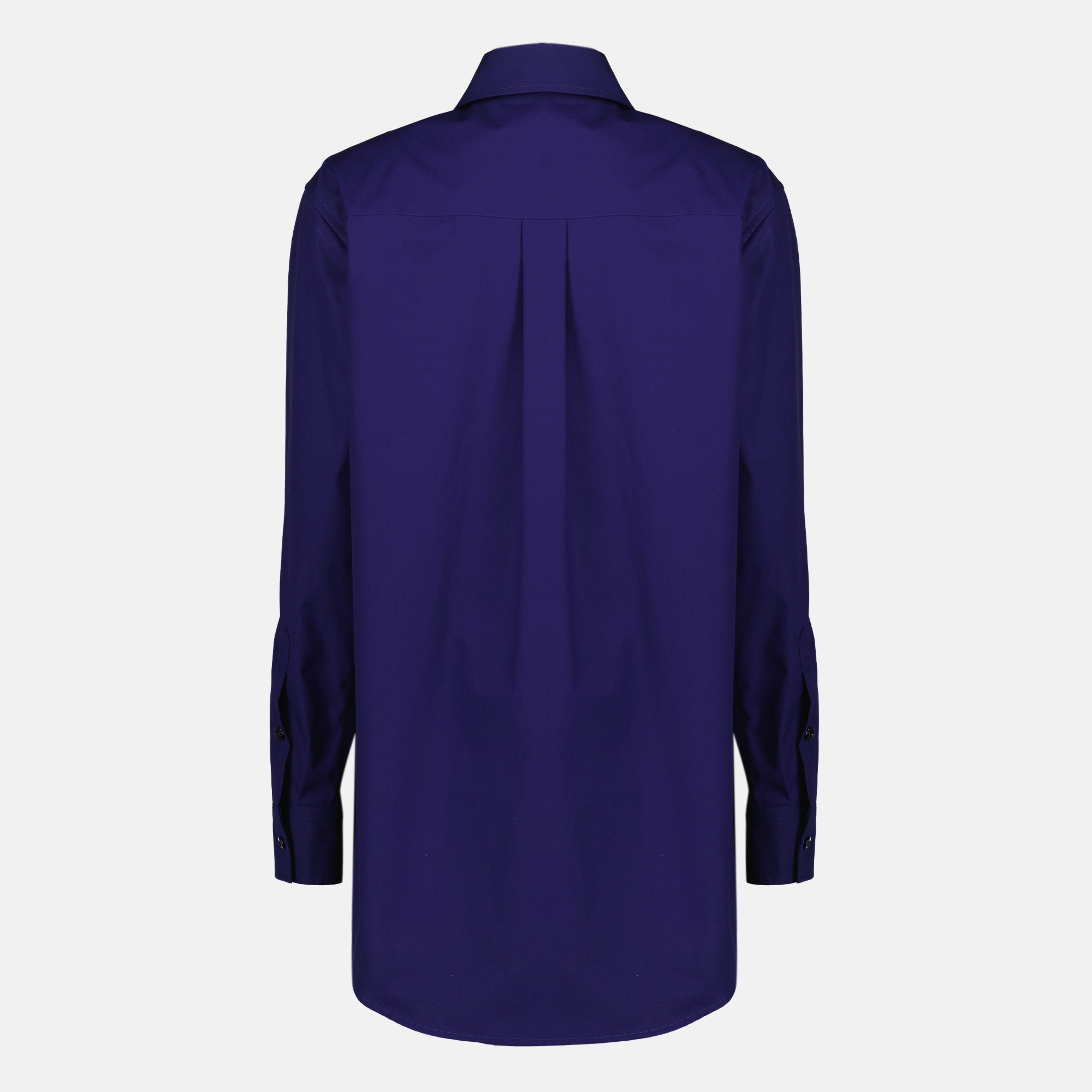 Chemises 진한 파란색 포플린 셔츠 Fendi Bleu foncé Femme