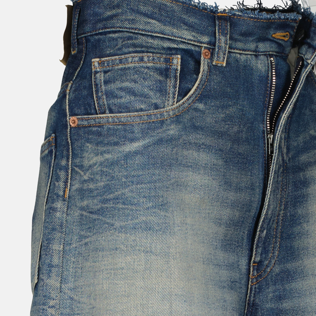 Immagine dei jeans larghi del marchio Mm6 per Donna - Stagione Autunno-Inverno 2025 - Vista Dettagliata_6