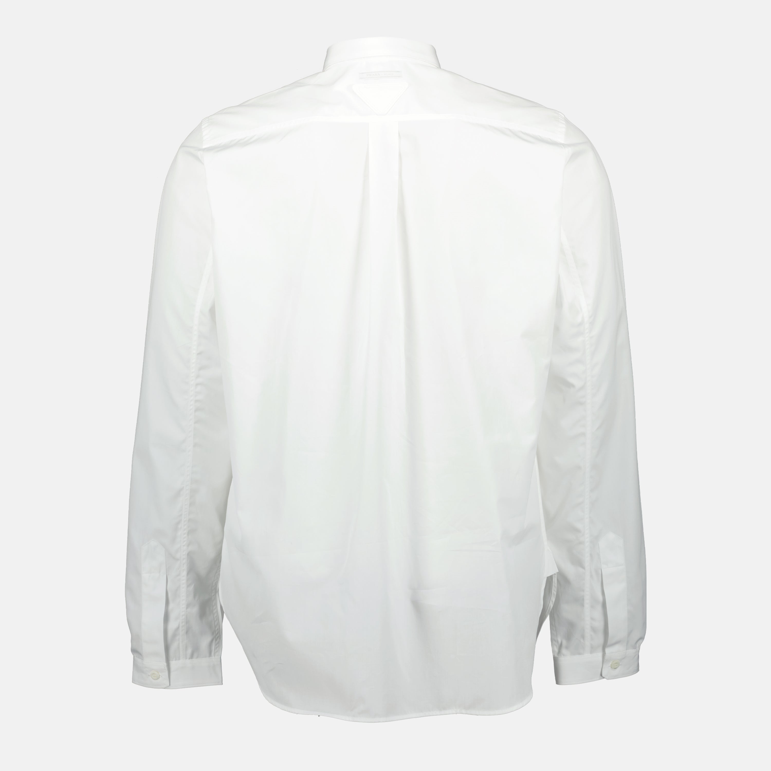 Shirts Cotton Shirt Prada White Homme