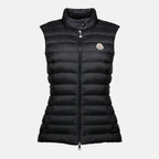 Imagen del chaleco sin mangas Igens negro de la marca Moncler para mujer - Temporada Primavera-Verano 2026 - Vista Frontal