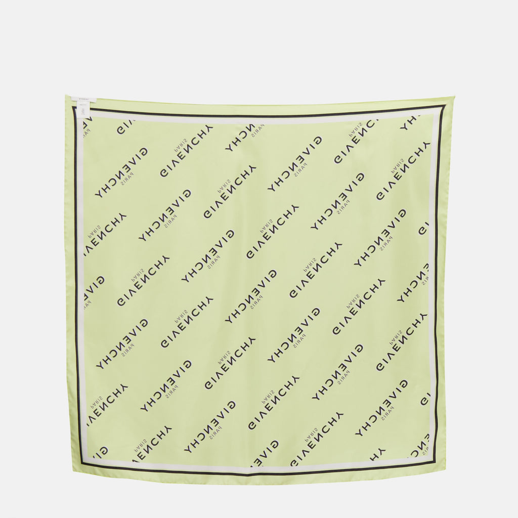 Image of the Givenchy Shadow silk square article from the Givenchy brand for Women - Fall-Winter season 2025 - Back view