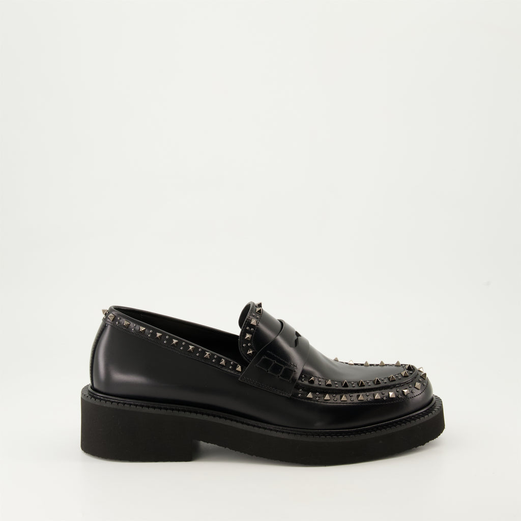 Mocassins Mocassins Gentleglam en cuir Valentino Garavani Noir Homme