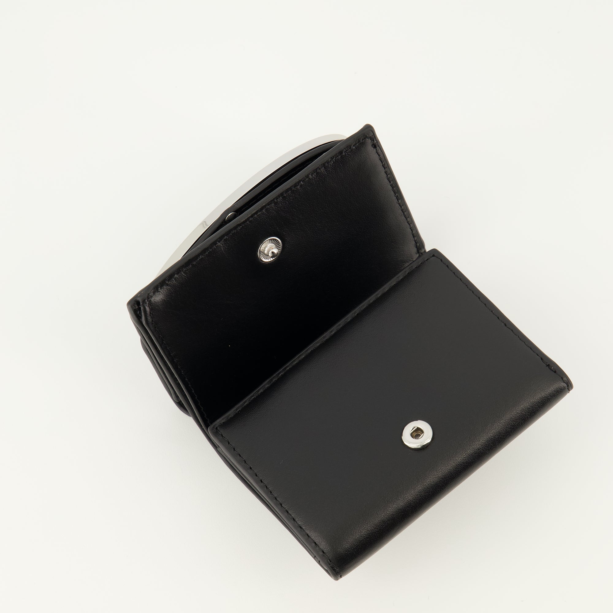 Imagem da carteira 1DR preta da Diesel para mulheres - Coleção Primavera-Verão 2026 - Vista Detalhada_2