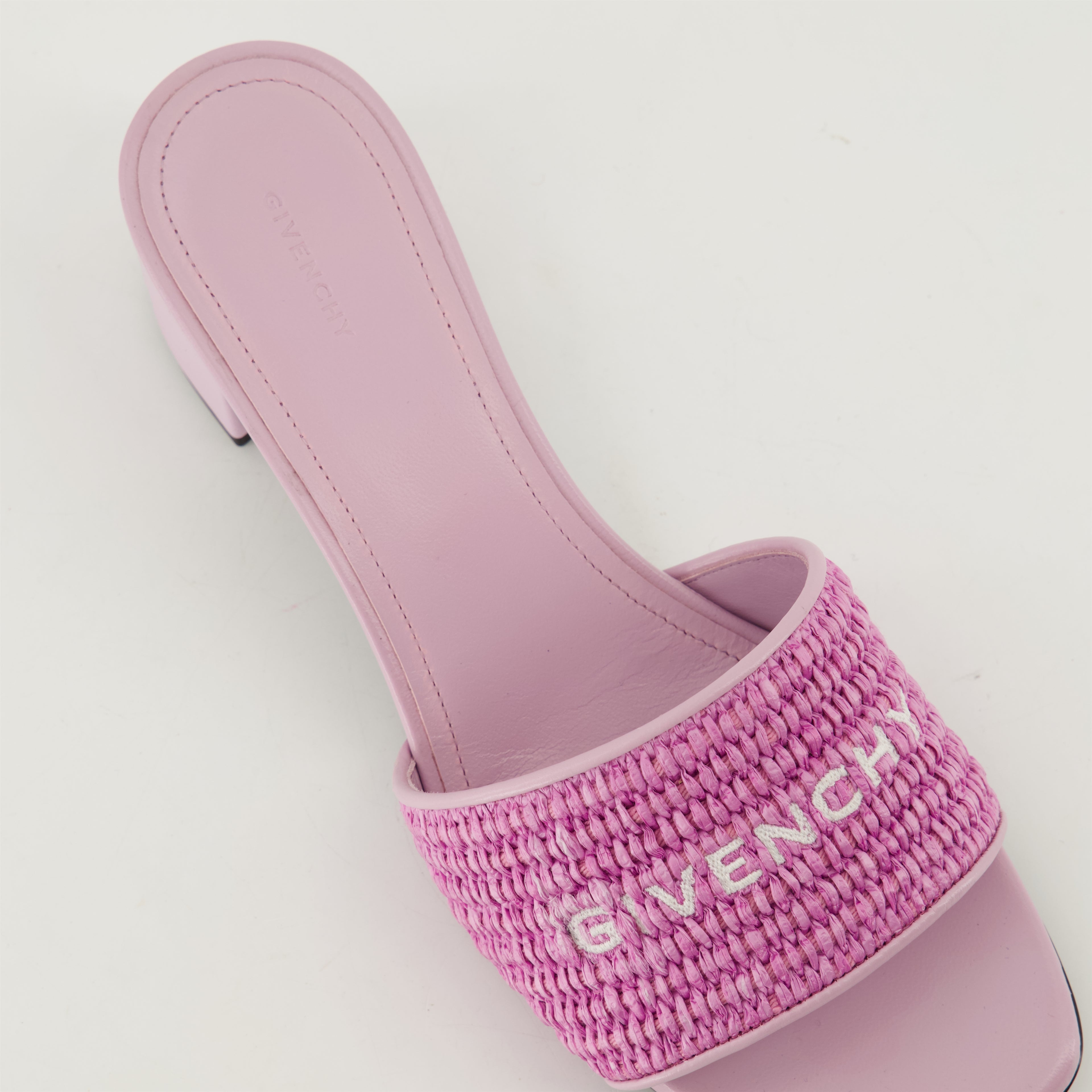 オープントゥシューズ 4Gラフィアミュール Givenchy 紫 Femme