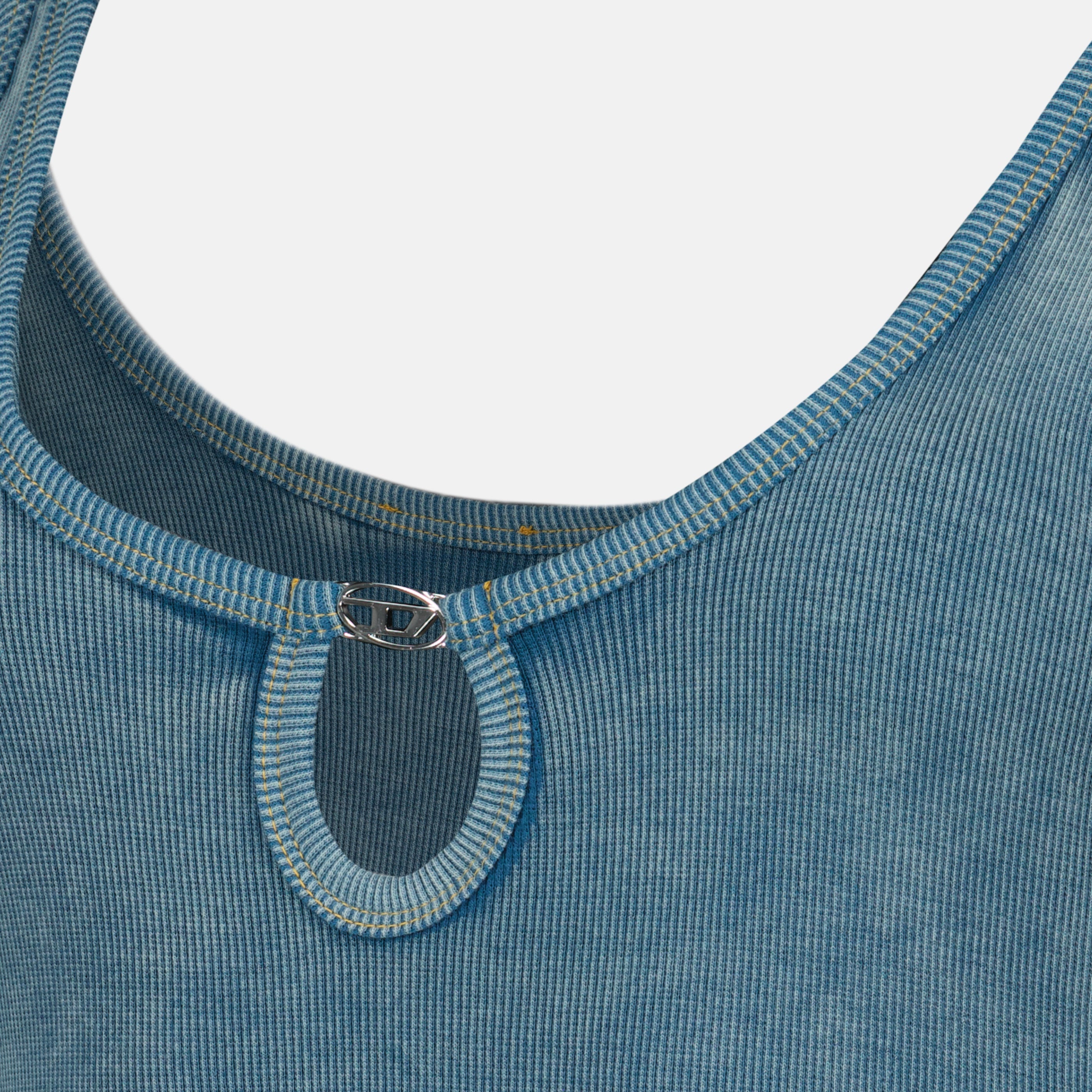 Image de l'article Body en coton Maura bleu de la marque Diesel pour Femme - Saison Printemps-Été 2026 - Vue détaillée_1