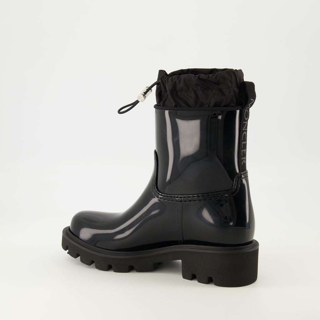 Bottines キックストリーム ブラック アンクルブーツ Moncler Noir Femme