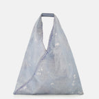 Sacs à main et épaule Sac Japanese effet denim Mm6 Bleu Femme