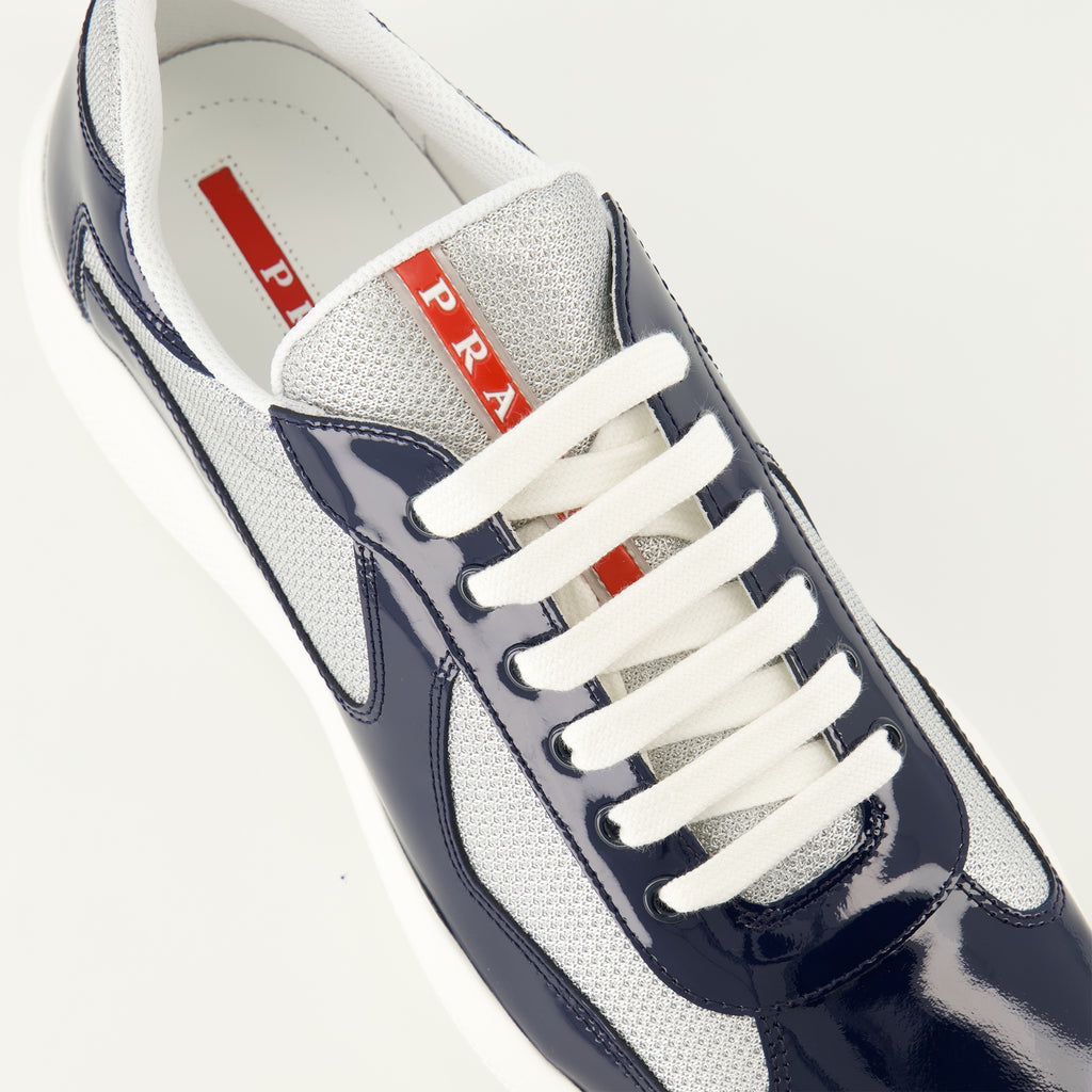 Bild des Artikels Prada America's Cup navyblaue Sneakers für Herren - Frühling/Sommer 2026 - Detaillierte Draufsicht