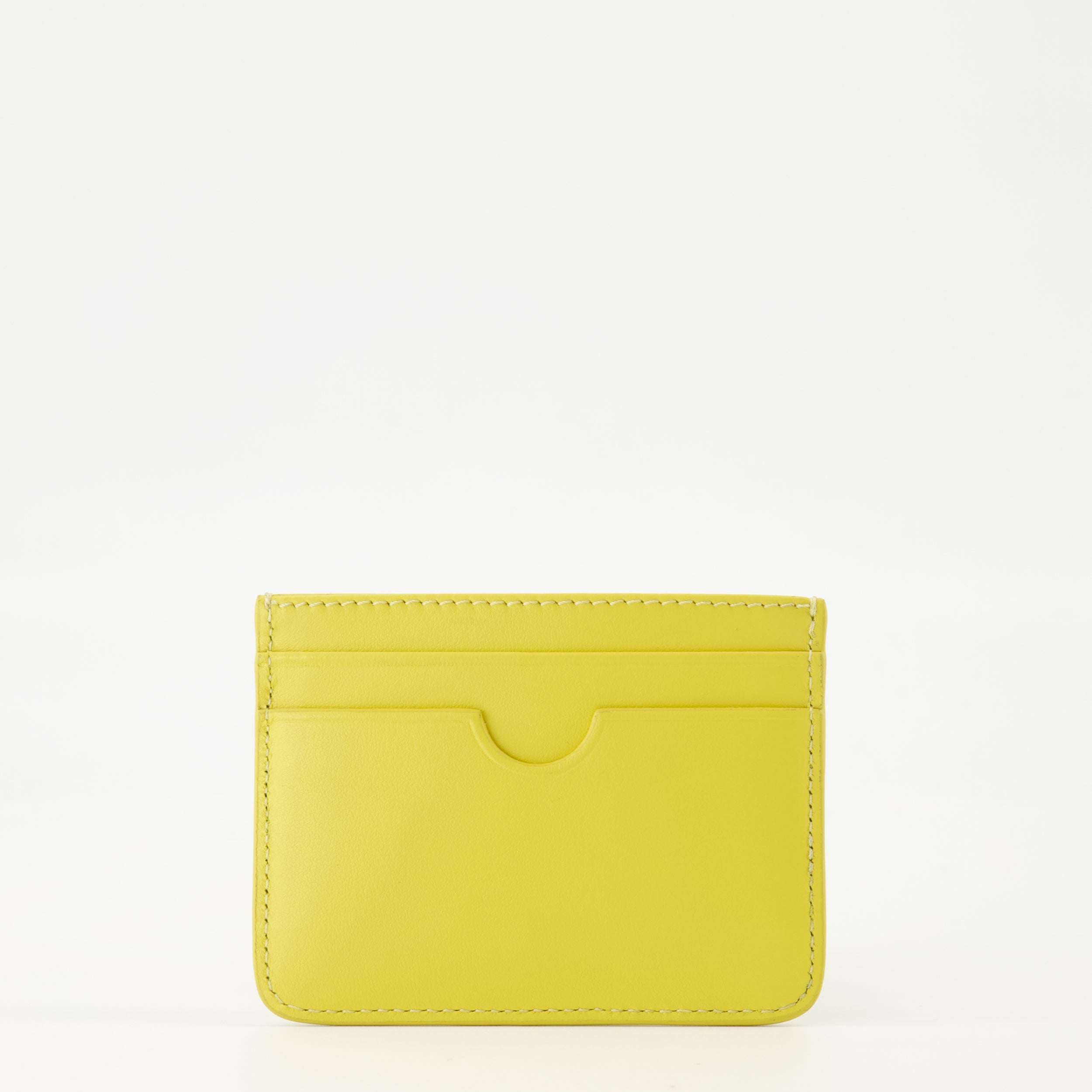 Imagem do porta-cartões amigo de coração amarelo da marca Ami PARIS para Unisex - Temporada Primavera-Verão 2026 - Vista Traseira