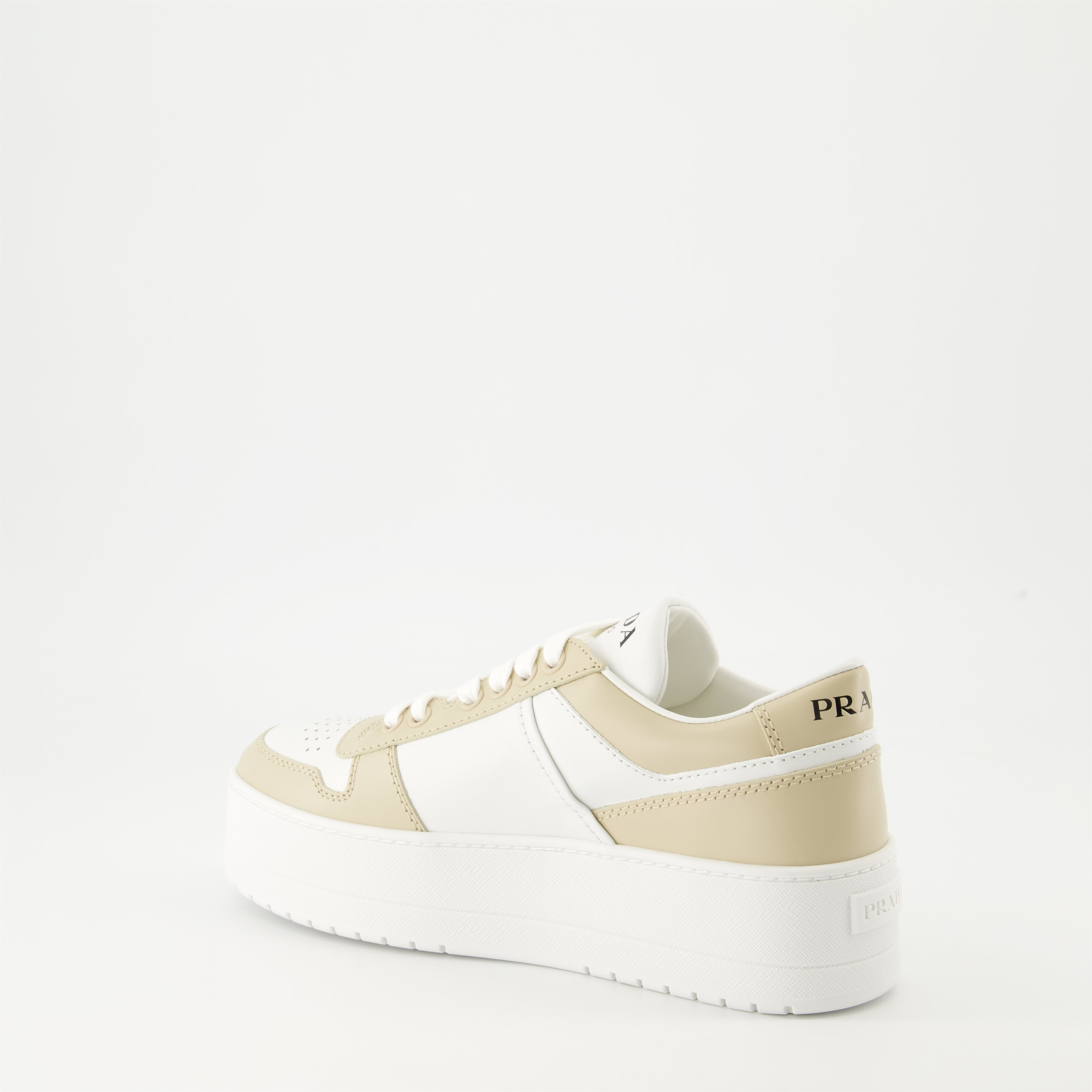 Sneakers Downtown Platform Sneakers Prada Beige Femme