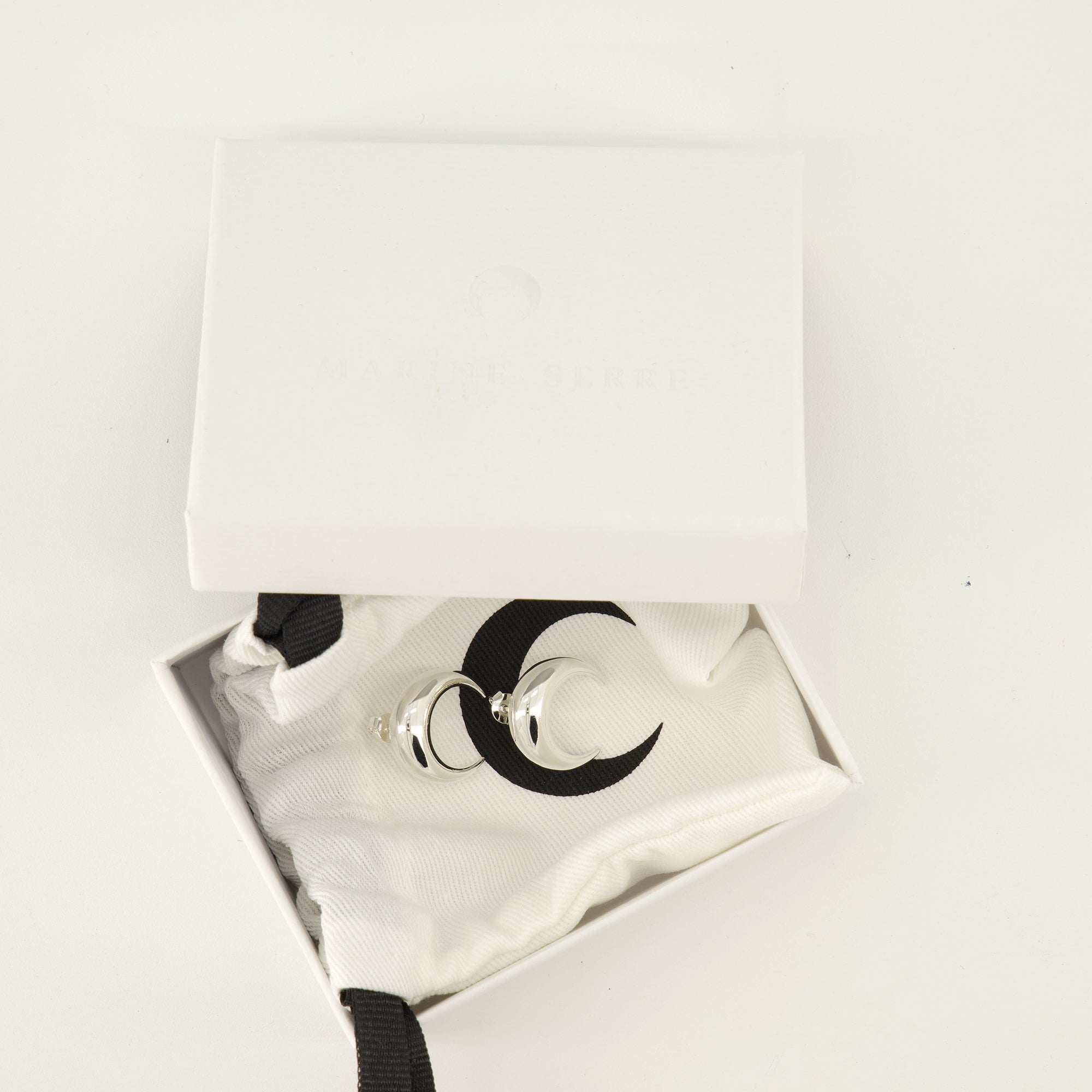 Bijoux Orecchini Silver Moon Marine Serre Argenté Femme
