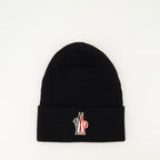 모자, 캡 및 비니 Bonnet en laine pure Moncler Grenoble 검은색 Homme