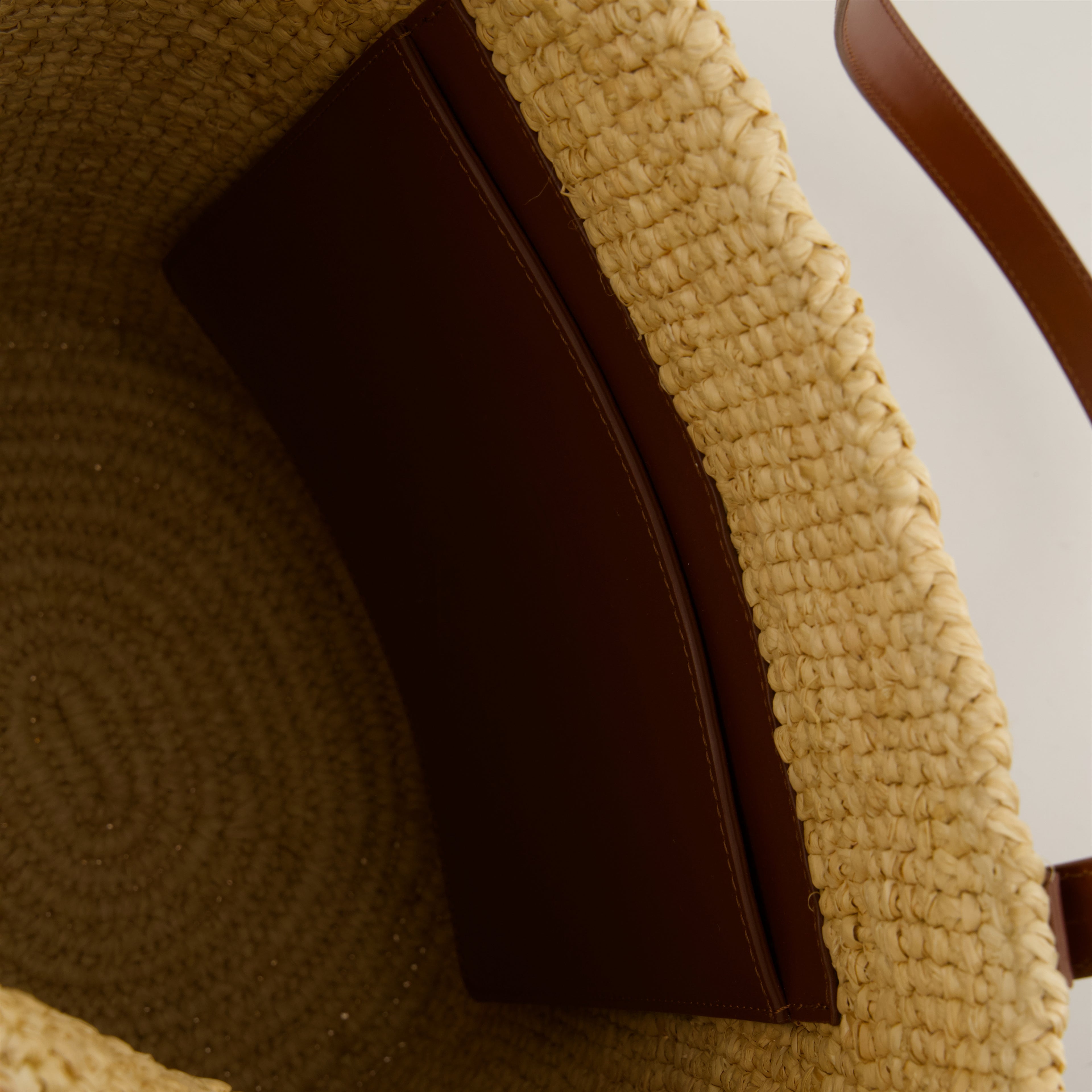 Sacs cabas Sac cabas en raphia Rabanne Beige Femme