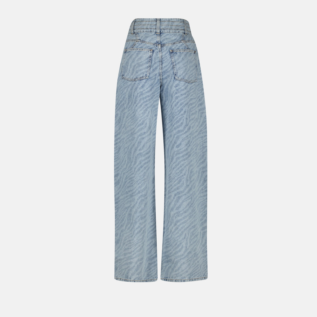 Pantalons Jean zébré Iro Bleu Femme